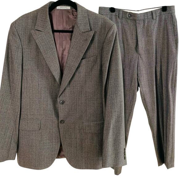 Joseph Abboud Sz 40R/W34 Zignone Slim Fit Suit w/ Sport Coat Blazer Jacket - Picture 1 of 16